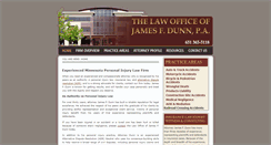 Desktop Screenshot of jdunnlaw.com